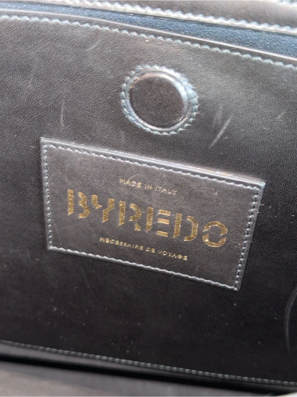 $1.6k Byredo Nécessaire de Voyage Leather Tote Bag Large Black Italy Rare
